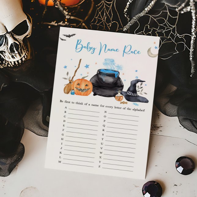 Blue Baby wird Baby Name Race Game züchten (Baby is Brewing Baby Shower Baby Name Race Game)