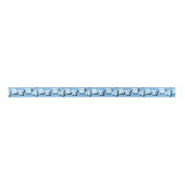 Blue Baby Word Art Satinband (Vorderseite)