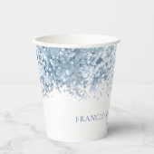 Blue Baby's Atem Taufen Pappbecher (Vorderseite)