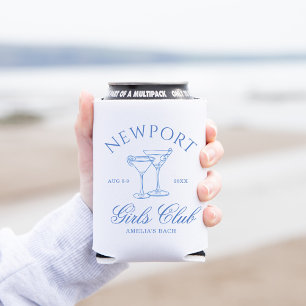 Blue Bachelorette Girl's Club Dosenkühler