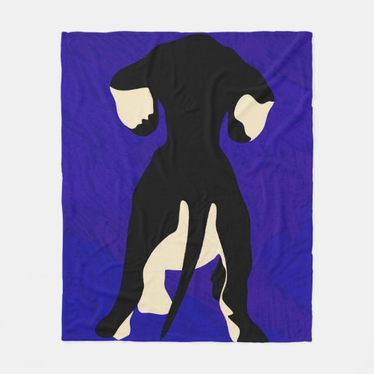 Blue Background Fleecedecke (Vorderseite)