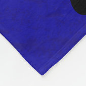 Blue Background Fleecedecke (Ecke)