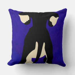 Blue Background Kissen