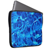 Blue Background Laptopschutzhülle (Vorne Rechts)