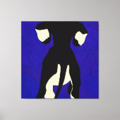 Blue Background Leinwanddruck (Vorderseite)