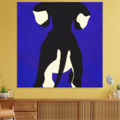 Blue Background Leinwanddruck (Insitu (Wohnzimmer))