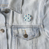 Blue Background mit Rudolph und Weihnachtsballen Button (Beispiel)