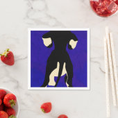 Blue Background Serviette (Beispiel)