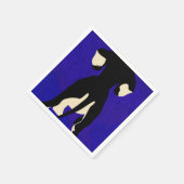 Blue Background Serviette (Ecke)