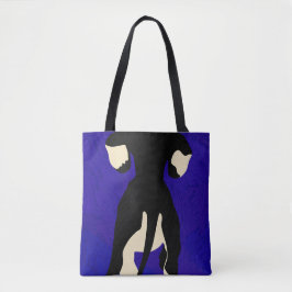 Blue Background Tasche