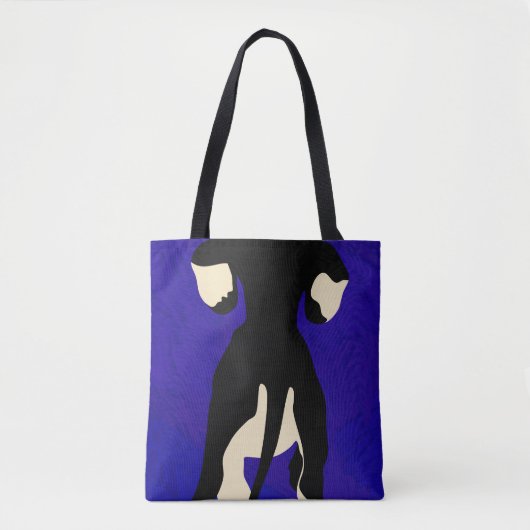 Blue Background Tasche (Vorderseite)