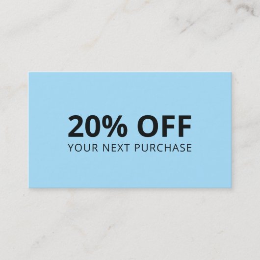 Blue Background Visitenkarte (Vorderseite)