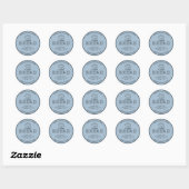 Blue Bakery Sourdough Brot Danke Sticker (Blatt)
