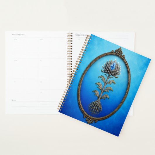 Blue Ballerina Stone Flower Notebook Planer (Anzeige)
