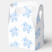 Blue Ballet Birthday Pointe Shoes Geschenkschachtel (Geöffnet)