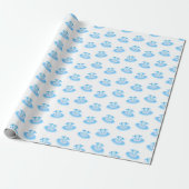 Blue Ballet Birthday Tutu Wasserfarbe Geschenkpapier (Ungerollt)