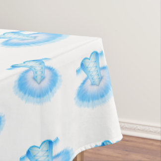 Blue Ballet Birthday Tutu Wasserfarbe Tischdecke