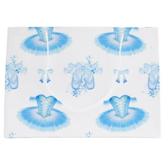 Blue Ballet Geburtstag Tutu & Pointe Schuhe Große Geschenktüte