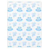 Blue Ballet Geburtstag Tutu & Pointe Schuhe Tischdecke (Vorderseite)