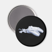 Blue Ballet Shoes Magnet (Vorderseite/Rückseite)