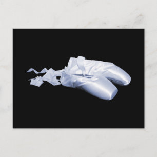 Blue Ballet Shoes Postkarte