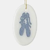 Blue Ballet Sipper Keramik Ornament (Rechts)