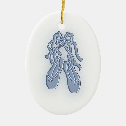 Blue Ballet Sipper Keramik Ornament (Vorne)