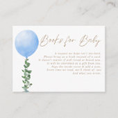 Blue Balloon Baby Books for Baby Begleitkarte (Vorderseite)