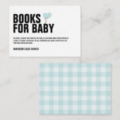 Blue Balloon Baby Dusche mit einer Reservierungska Begleitkarte (Vorne/Hinten)
