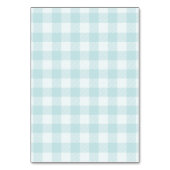 Blue Balloon Baby Shower Mommy Advice Card Tischnummer (Rückseite)