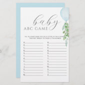 Blue Balloon Baby Showspiel ABC (Vorne/Hinten)