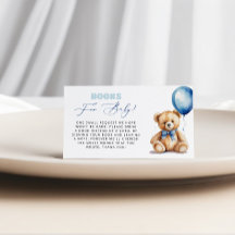 Blue Balloon Bärenbücher für Baby Boy Baby Dusche