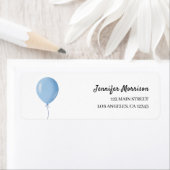 Blue Balloon Boy Baby Showadresse (Insitu)