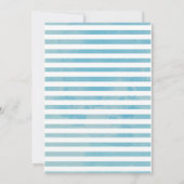 Blue Balloon Es ist eine junge Niedliche Elephant Einladung (Rückseite)