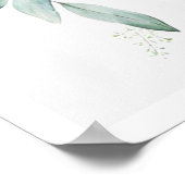 Blue Balloon Greenerenery Baby Duwer Diaper Raffle Poster (Ecke)