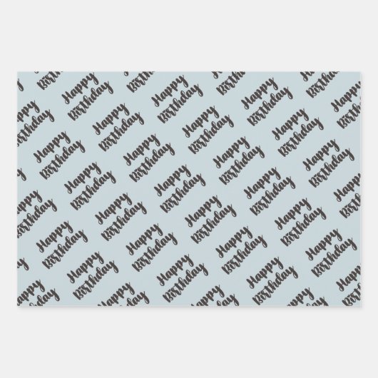 Blue Balloon Hedgehogs Celebration Geschenkpapier Set (Vorderseite 2)