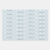 Blue Balloon Hedgehogs Celebration Geschenkpapier Set (Vorderseite 3)