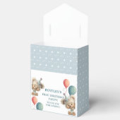 Blue Balloon Hedgehogs Celebration Geschenkschachtel (Geöffnet)