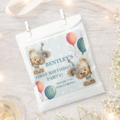 Blue Balloon Hedgehogs Celebration Geschenktütchen (Ausgeschnitten)