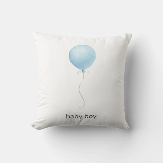 Blue Balloon Kissen (Vorderseite)