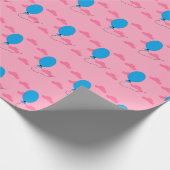 Blue Balloon Rising Geschenkpapier (Ecke)