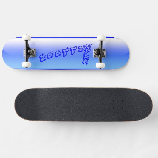 Blue Balloon Skateboard (Horizontal)
