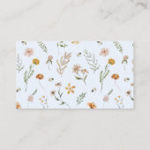 Blue Balloon Wildblume Books for Baby Request Begleitkarte (Rückseite)