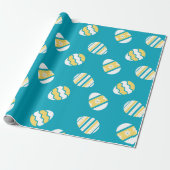 Blue Balloon Wrapping Paper Geschenkpapier (Ungerollt)