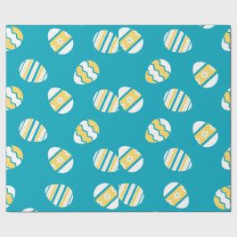Blue Balloon Wrapping Paper Geschenkpapier
