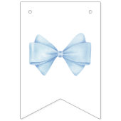 Blue Balloons Baby Shower Wimpelkette (Erste Fahne)
