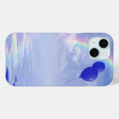 Blue Balloons Case-Mate iPhone Hülle (Rückseite (Horizontal))