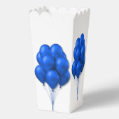 Blue Balloons Chiles Birthday Age Template Geschenkschachtel (Rückseite)