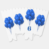 Blue Balloons Chiles Birthday Age Template Geschenkschachtel (Ungeklappt)