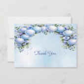 Blue Balloons Dankeschön Card Dankeskarte (Vorderseite)